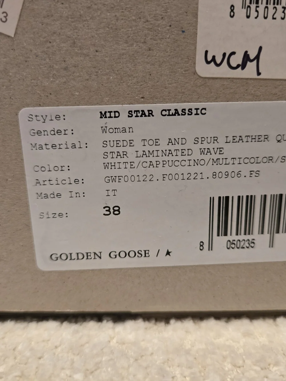 Golden Goose Mid Star Classic Beige Suede High-Top Sneakers